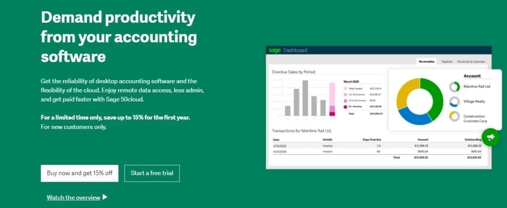 Sage 50Cloud Accounting App