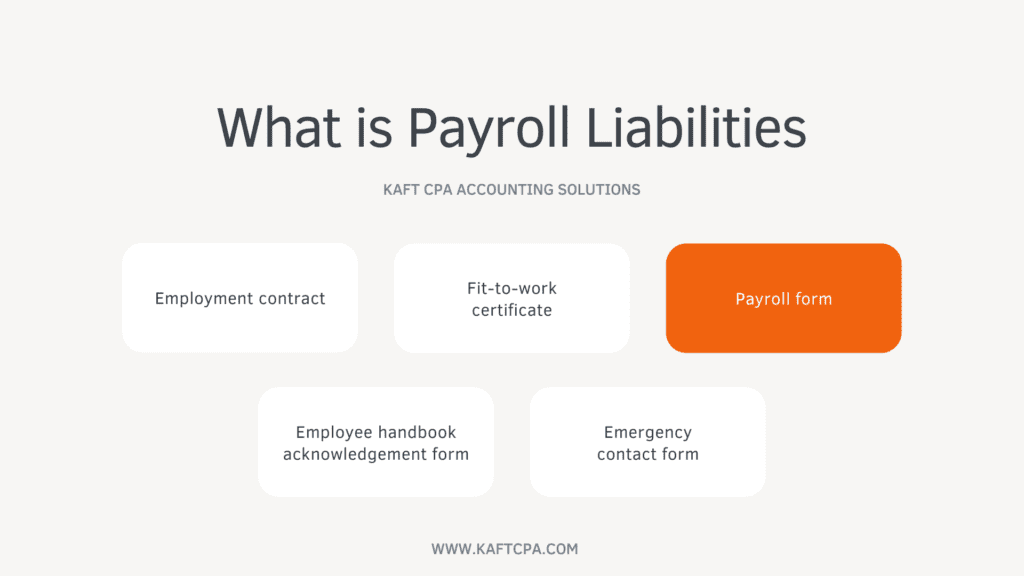 small business payroll liabilities