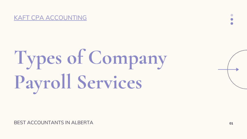 Types of Company Payroll Services